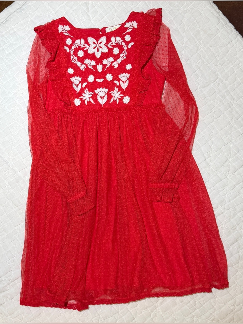 Mini Boden Scarlett garden lace dress
